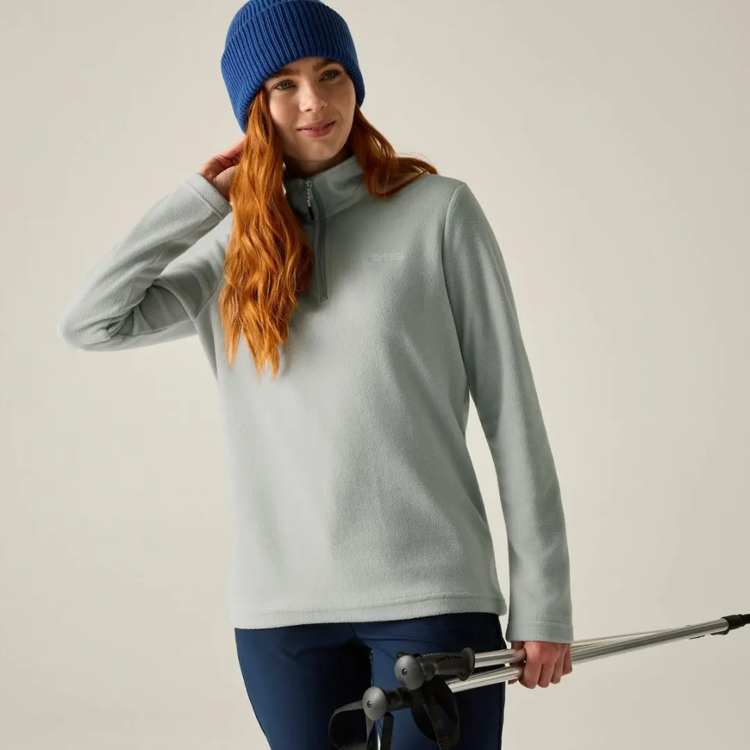 Regatta Sweethart Damesfleece Half Rits - Grijs - afbeelding 4 van 6