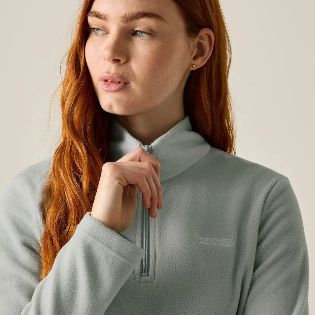 Regatta Sweethart Damesfleece Half Rits - Grijs - afbeelding 5 van 6