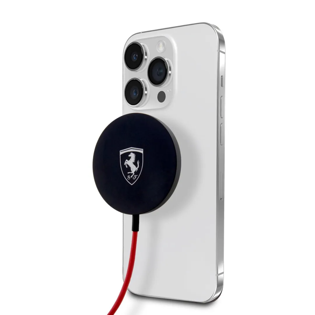 Ferrari MagSafe Inductieve Oplader 15W - Zwart