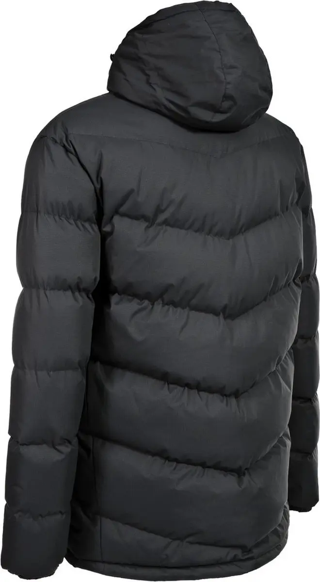 Trespass-jas Blustery - Gewatteerde herenjas, zwart - afbeelding 5 van 6