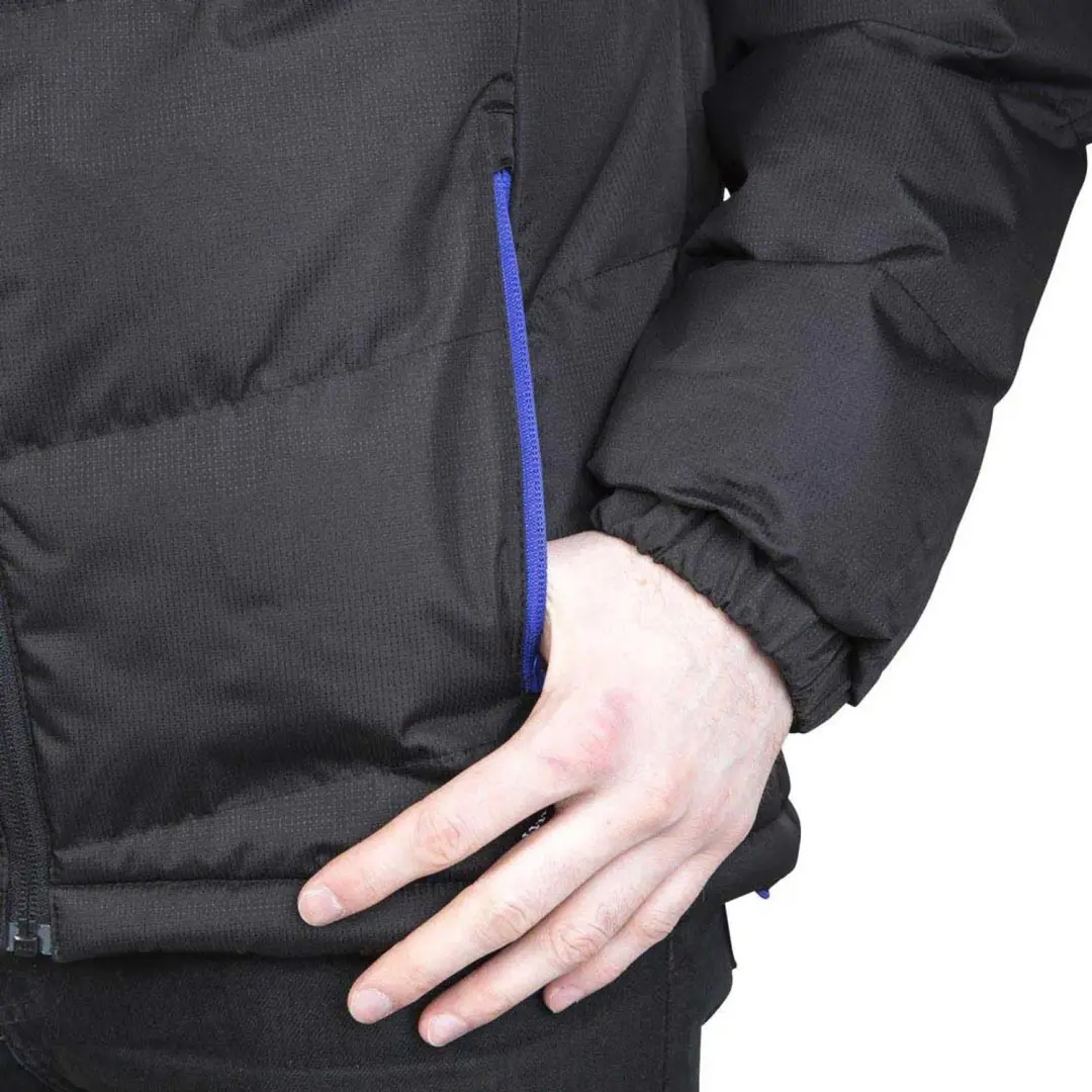 Trespass-jas Blustery - Gewatteerde herenjas, zwart - afbeelding 3 van 6