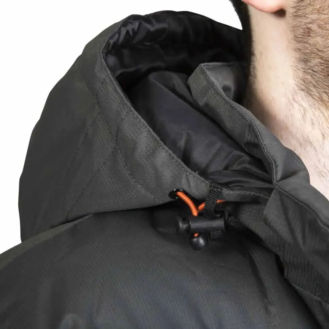 Trespass-jas Blustery - Gewatteerde herenjas, zwart - afbeelding 4 van 6