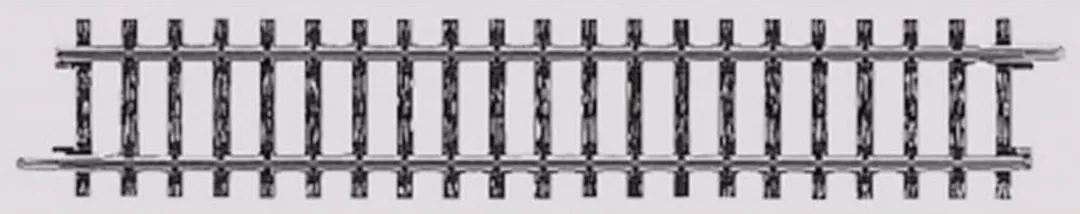 Märklin H0 K-rails 2207 Rechte Rails - 10 Stuks