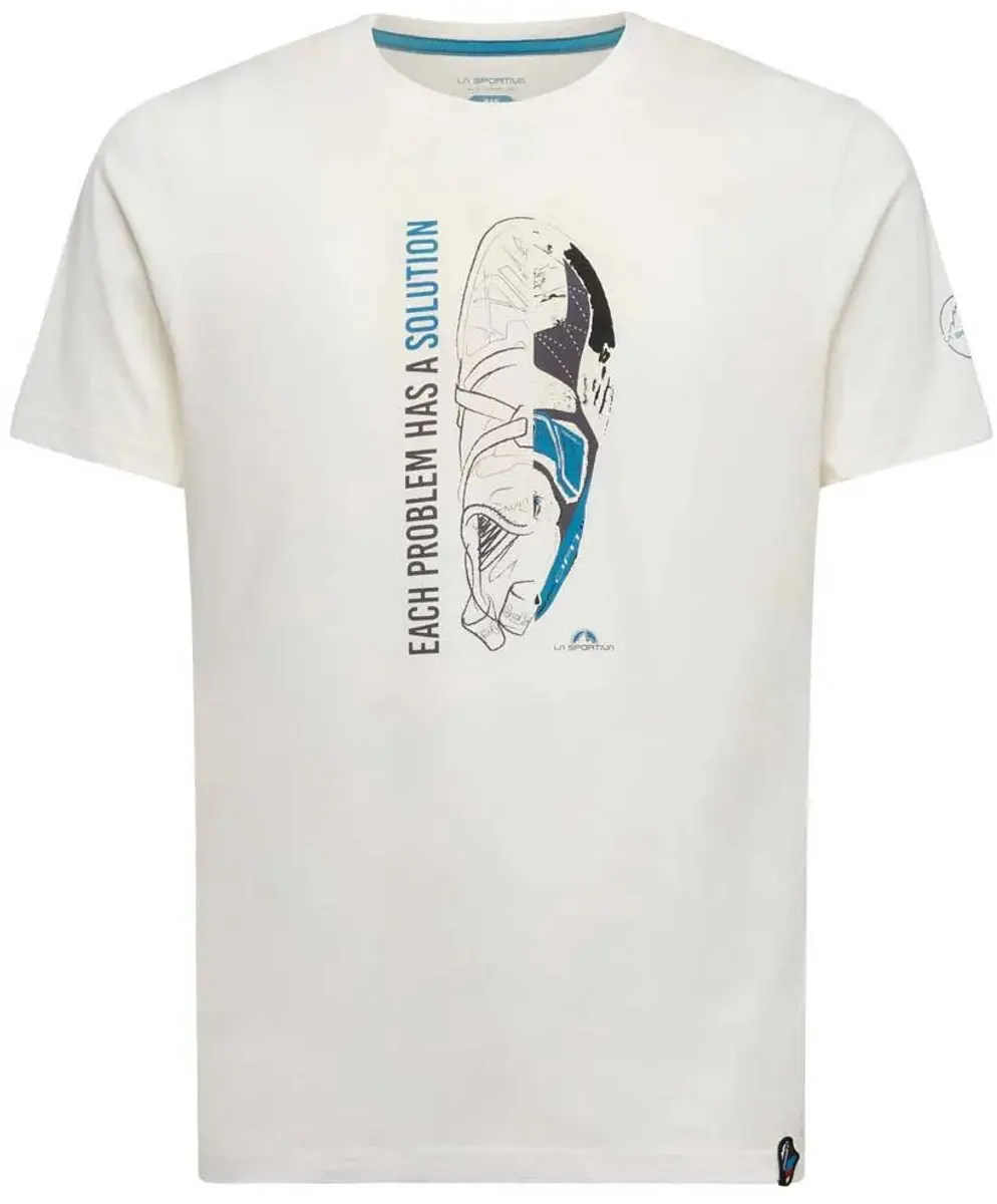 La Sportiva Solution T-shirt Met Korte Mouwen Wit S Man
