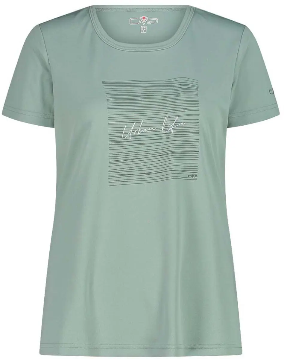 Cmp 38t6656 T-shirt Met Korte Mouwen Groen XS Vrouw