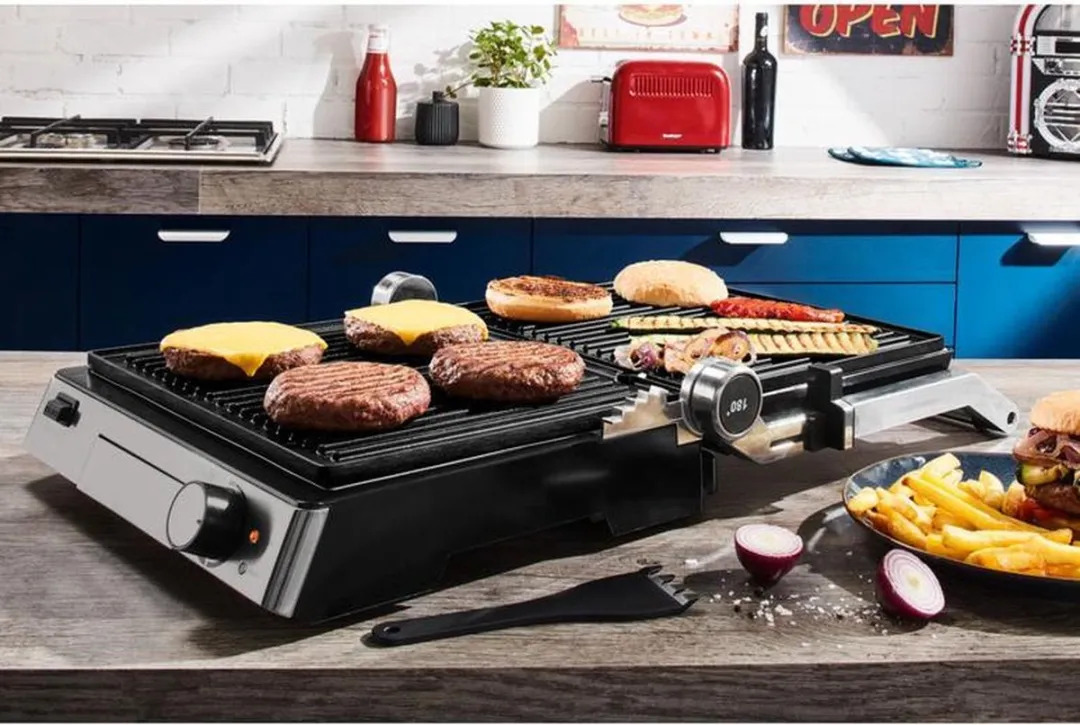 Silvercrest Contactgrill 3-in-1 2000W - Zwart