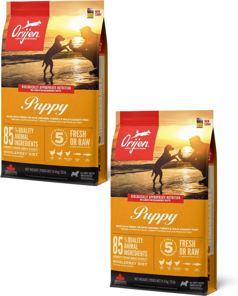 Orijen Puppyvoer - Hondenvoer - 2 x 11.4 kg