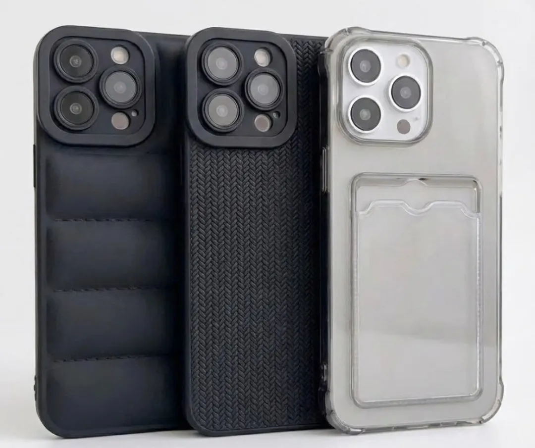 NUVEX iPhone 13 Pro Max Hoesje Set Grijs/Zwart