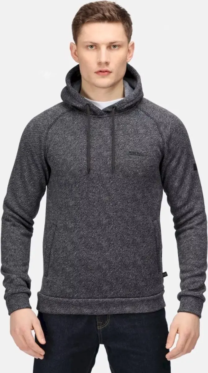 Regatta Heren Kassian Hoodie AshStripeMrl Maat M