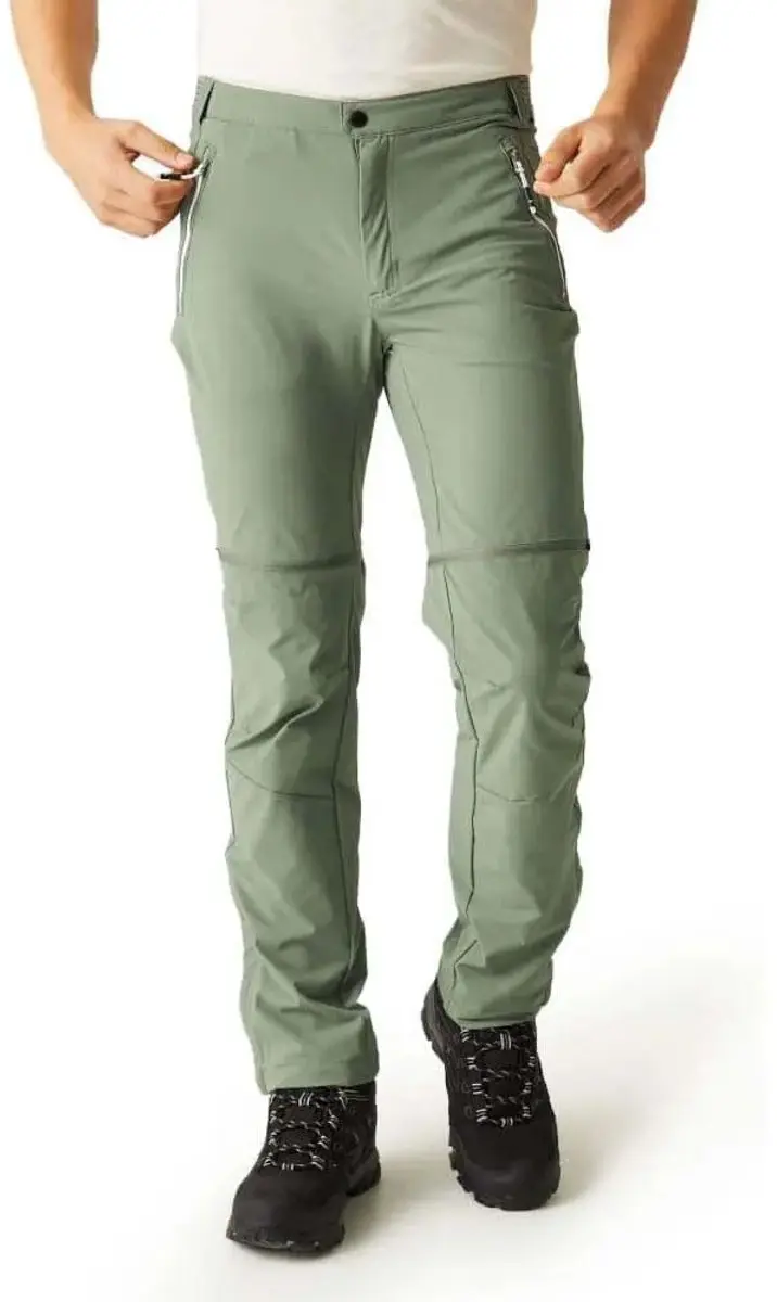 Regatta Mountain Zip Off Broek Groen 38 / Regular Man