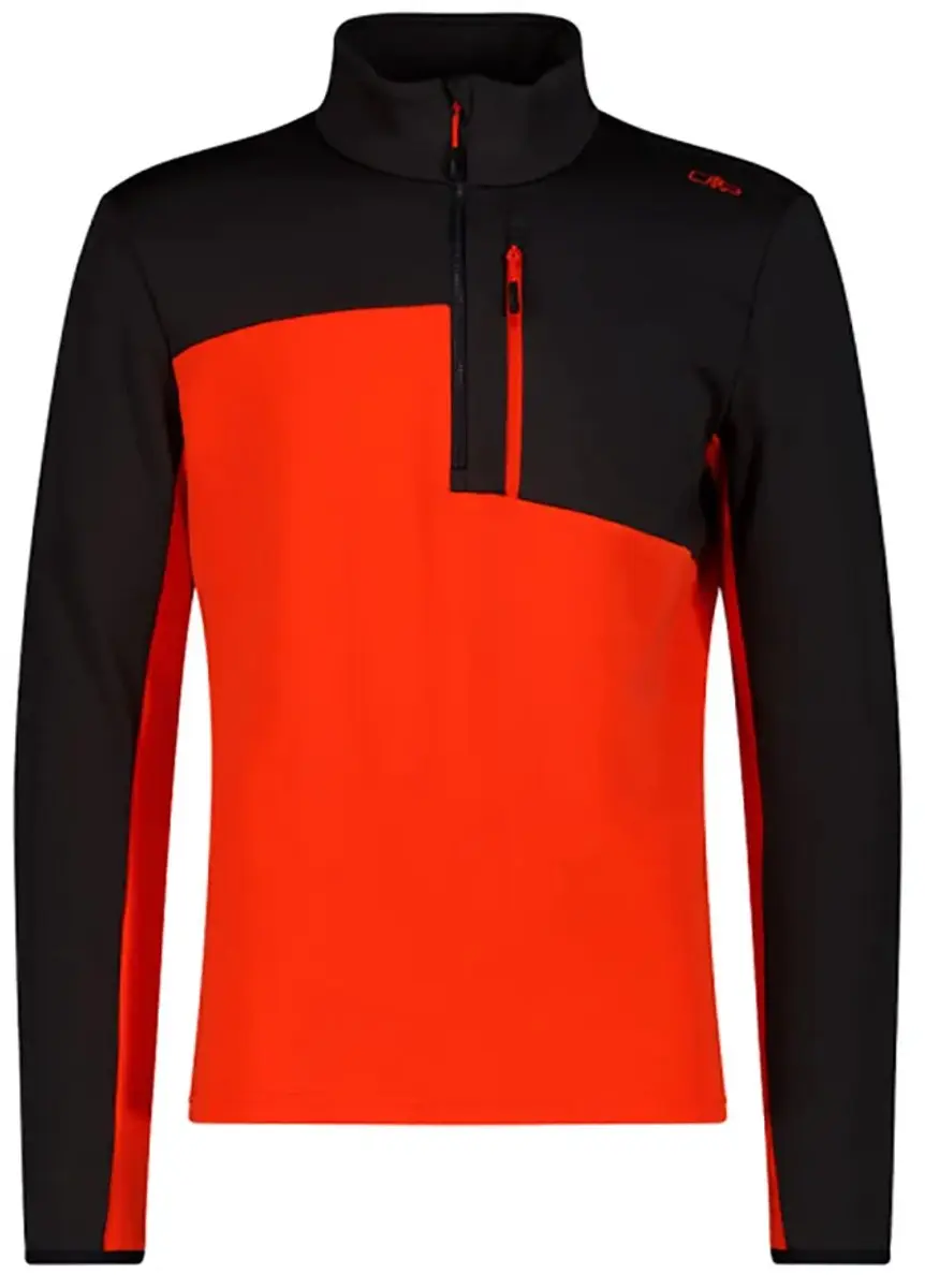 Cmp 35e0467 Sweatshirt Met Halve Rits Oranje S Man