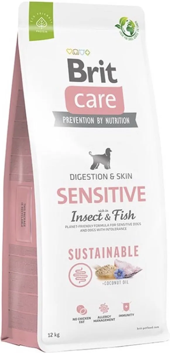 Brit Care Dog Sustainable Sensitive Vis Hondenvoer 12kg