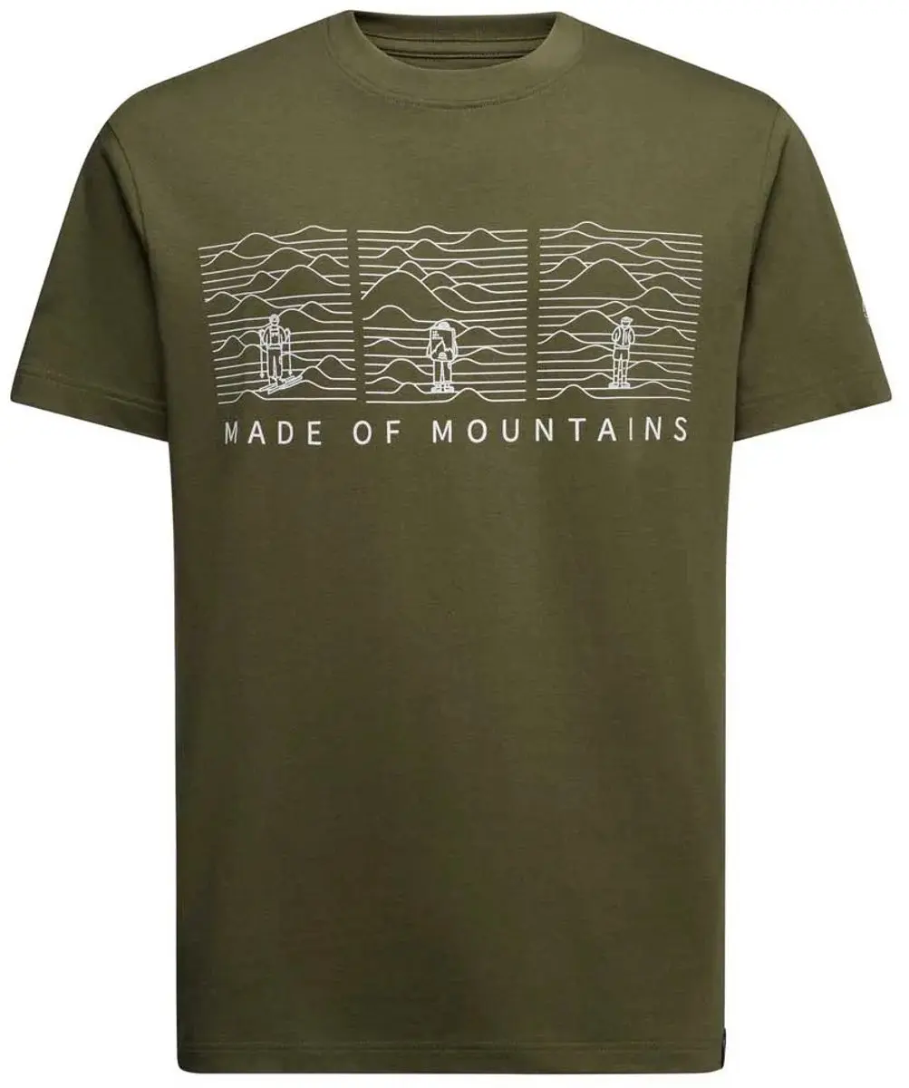 La Sportiva Made Of Mountain T-shirt Met Korte Mouwen Groen M Man
