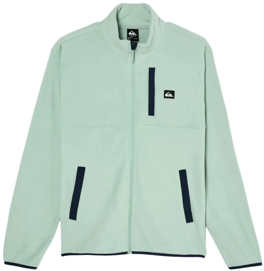 Quiksilver No Destination Fleece Met Volledige Rits Groen L Man