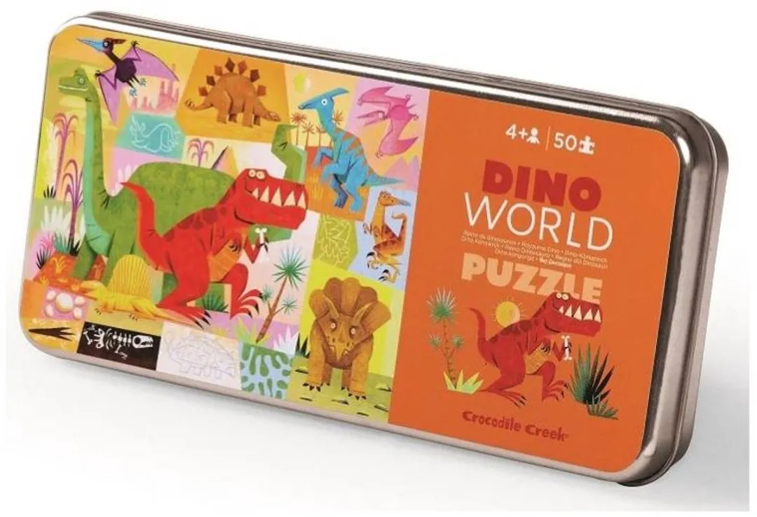 Crocodile Creek Dino World Puzzel - 50 Stukjes