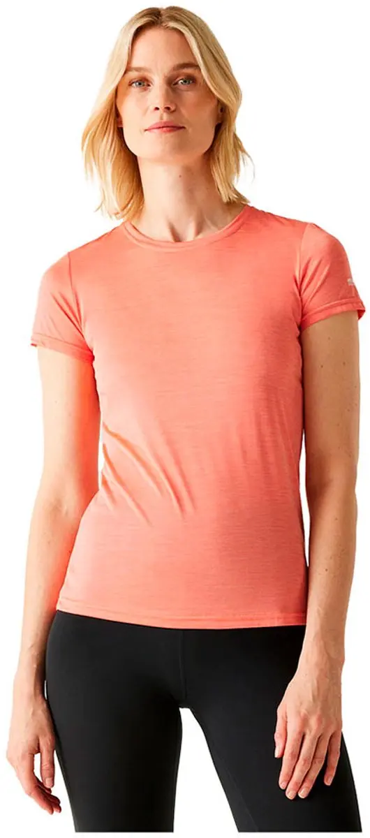Regatta Fingal Edition T-shirt Met Korte Mouwen Oranje 44 Vrouw