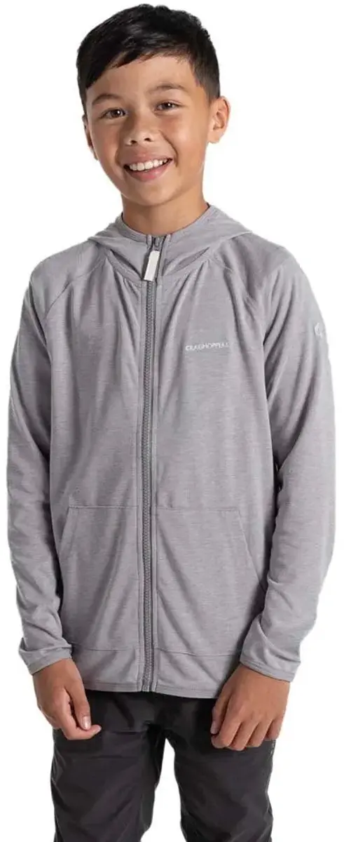 Craghoppers Nosilife Frey Sweatshirt Met Rits Grijs 3-4 Years Jongen