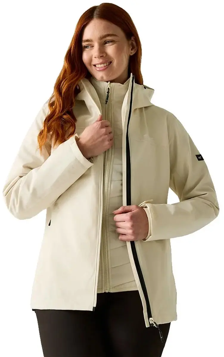 Regatta Wentwood 3-in-1 Jas Beige 36 Vrouw