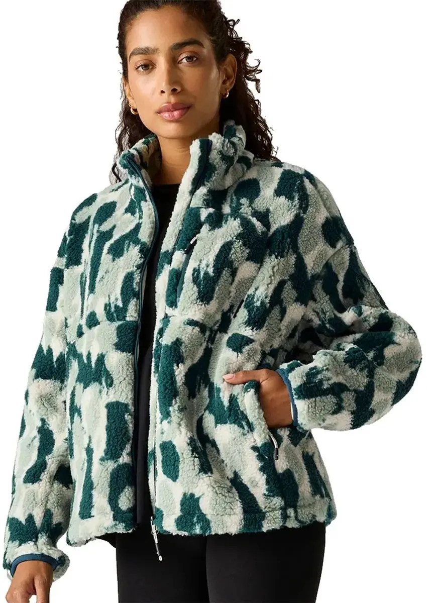 Regatta Roswind W/r Fleece Met Volledige Rits Groen 38 Vrouw
