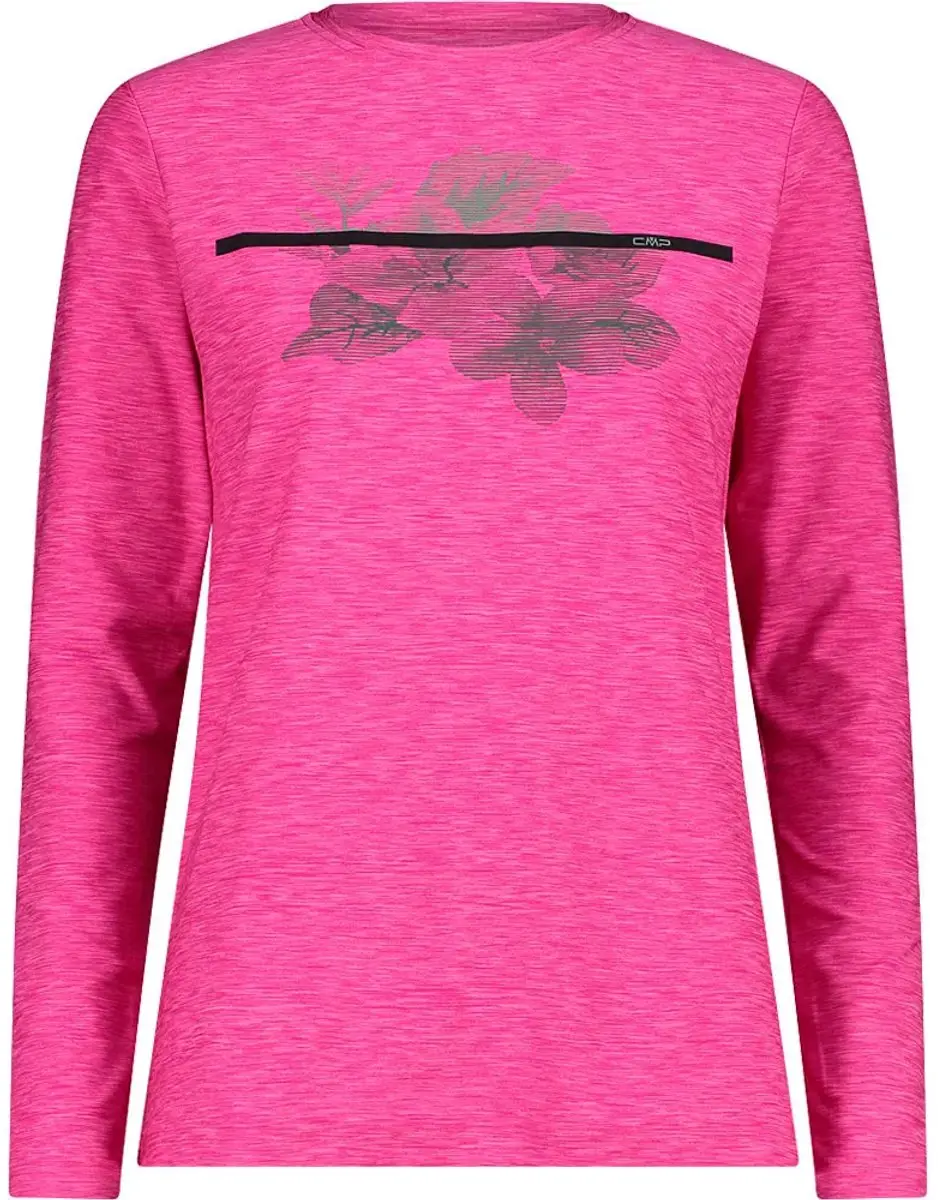 Cmp 33n2226 T-shirt Met Lange Mouwen Roze 2XS Vrouw