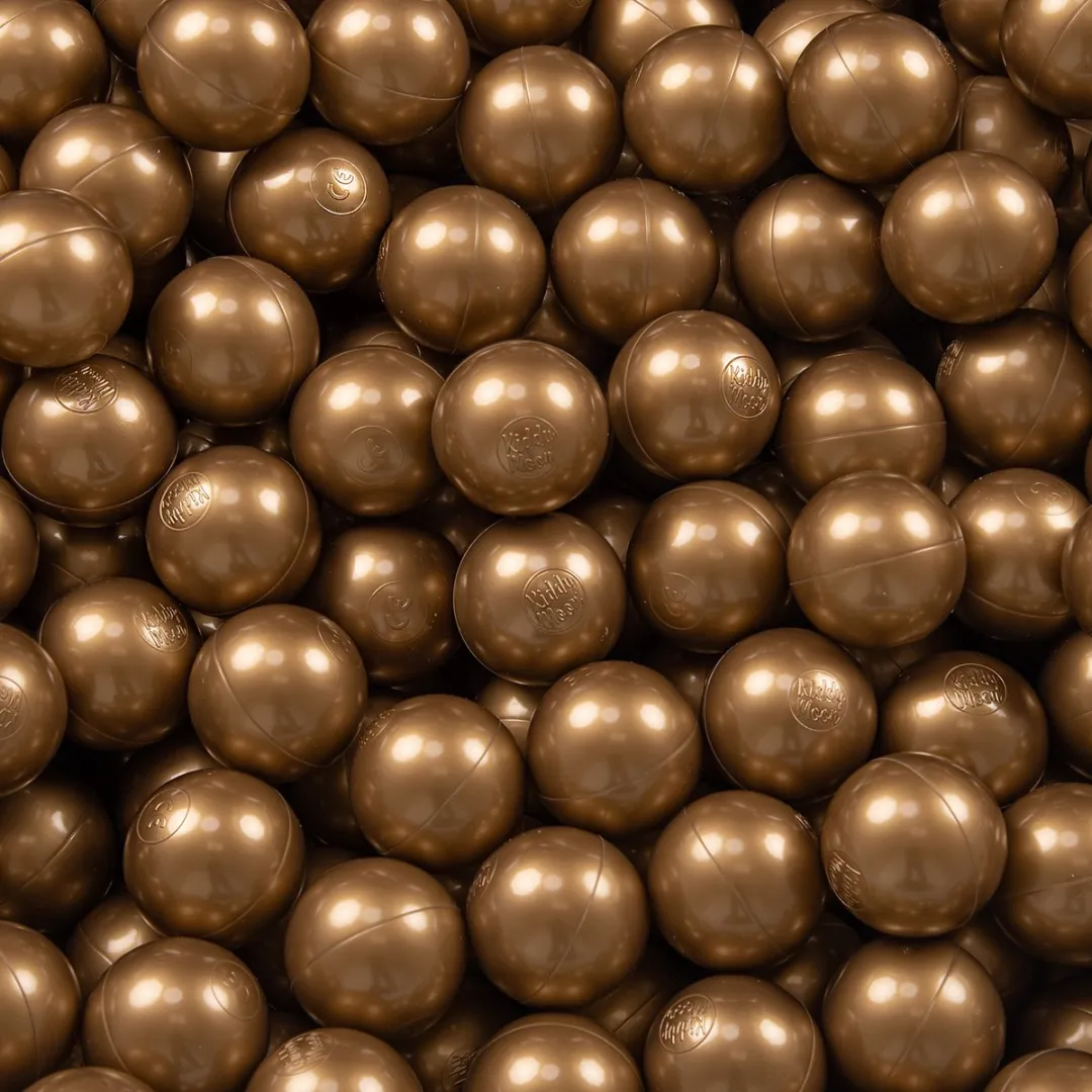 KiddyMoon Kinderballen ∅7cm - 200 Stuks - Gouden