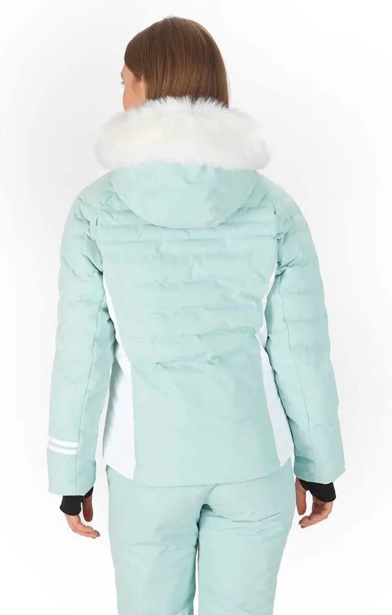 Rossignol Rapide Dames Ski Jas - Aqua - XL - afbeelding 4 van 5