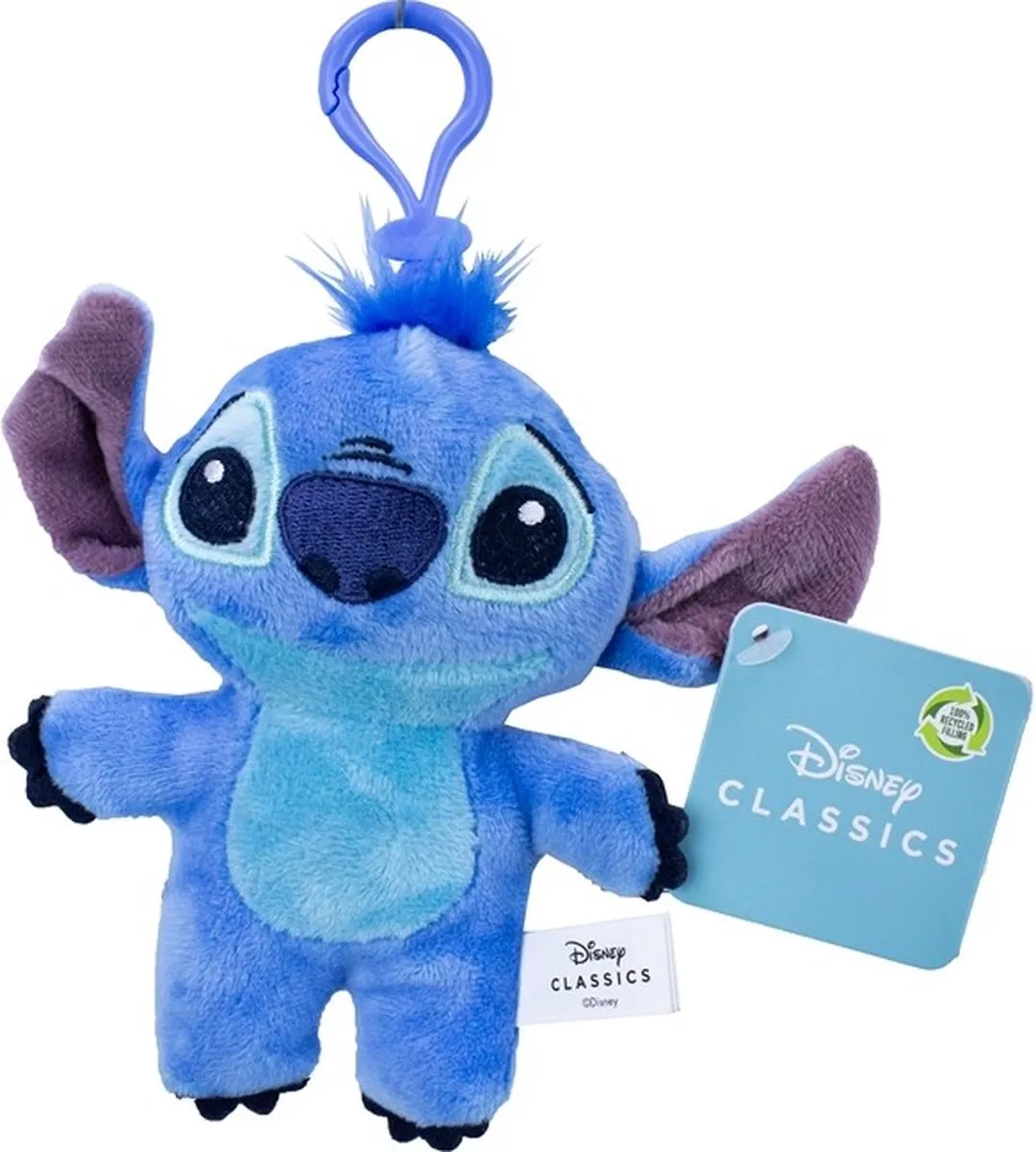 Disney Lilo & Stitch Pluche Bagclip Sleutelhanger 14cm