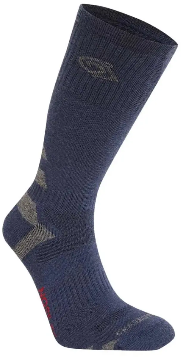 Craghoppers Nosilife Adventure Wool Half Lange Sokken Blauw EU 39-42