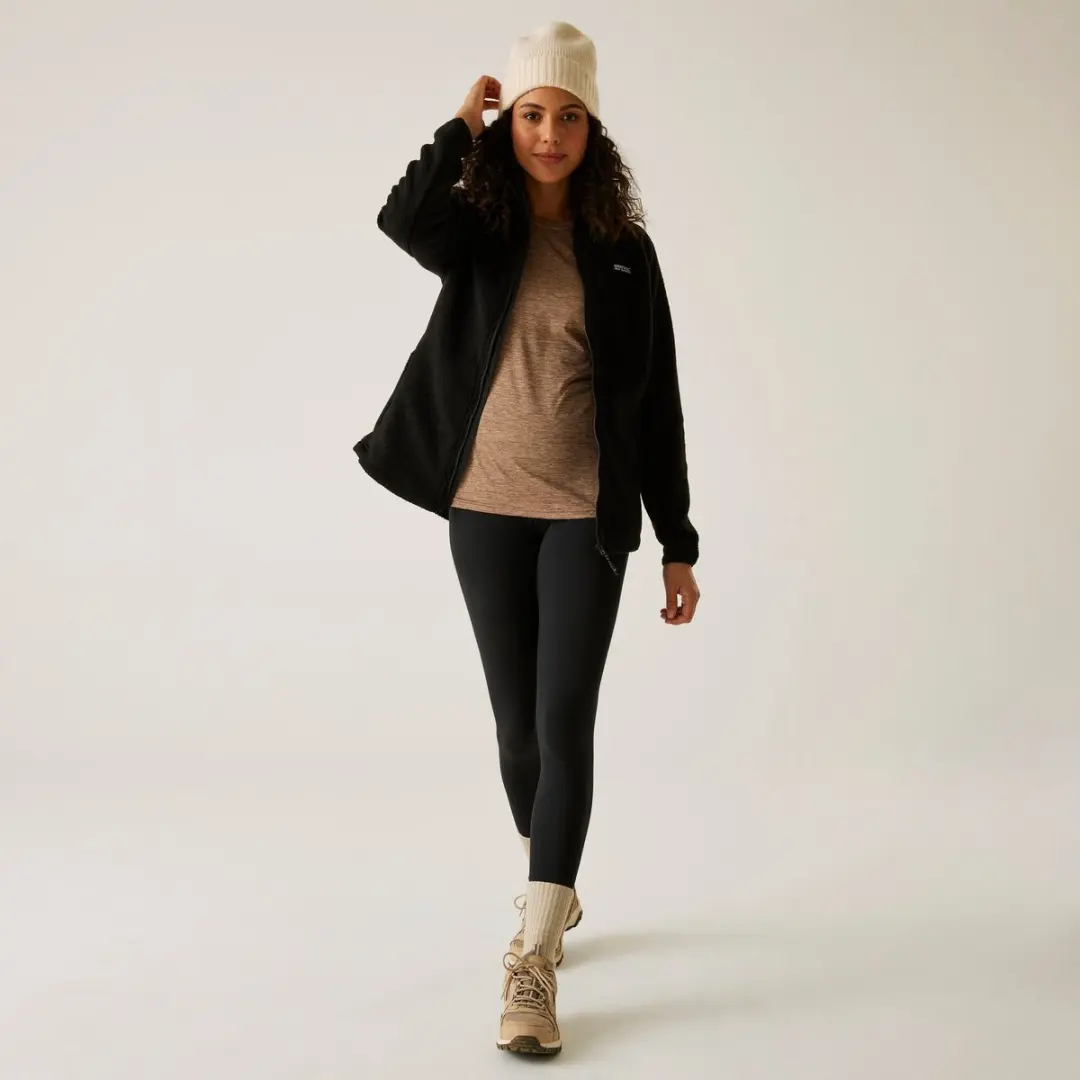 Elinn lichtgewicht fleece vest met capuchon voor dames