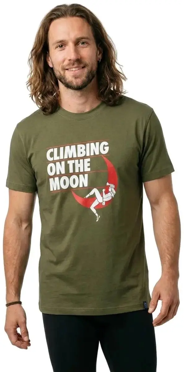 La Sportiva Moon Rock T-shirt - Cypress/Chalk - M - afbeelding 4 van 4