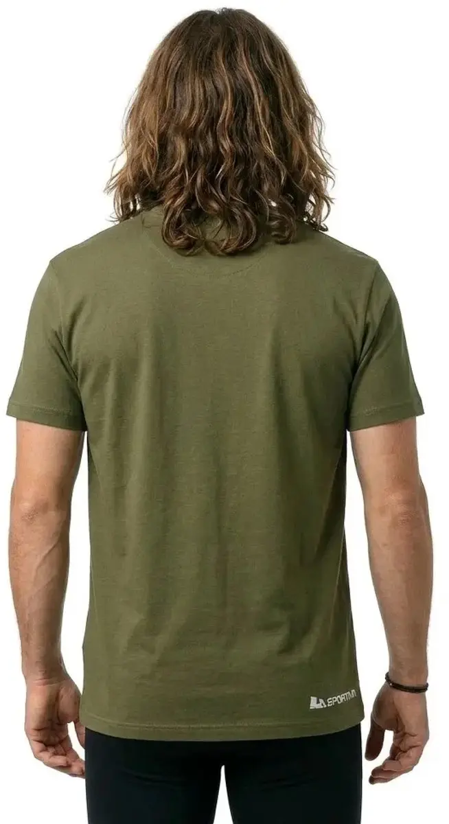 La Sportiva Moon Rock T-shirt - Cypress/Chalk - M - afbeelding 3 van 4