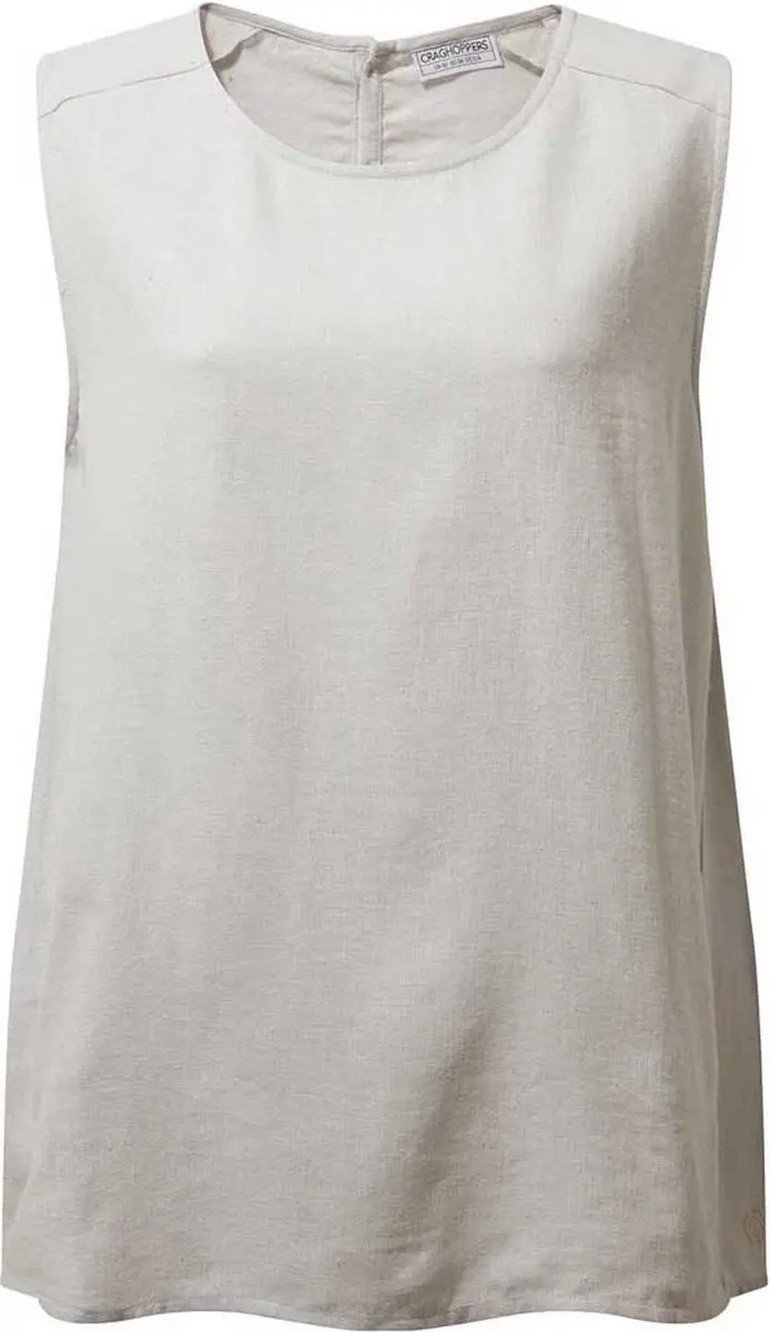 Craghoppers Nosibotanical Nulia Mouwloos T-shirt Grijs 20 Vrouw