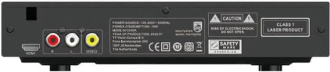 Philips TAEP200/20 DVD-speler - Zwart - afbeelding 6 van 6