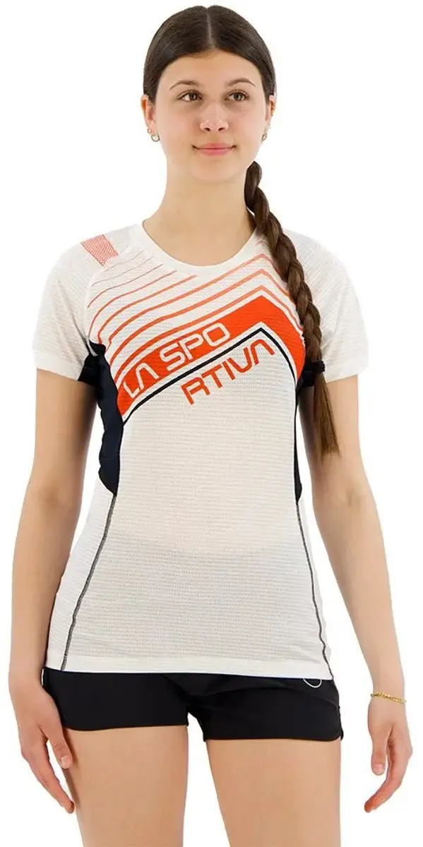 La Sportiva Wave T-shirt Met Korte Mouwen Wit XS Vrouw
