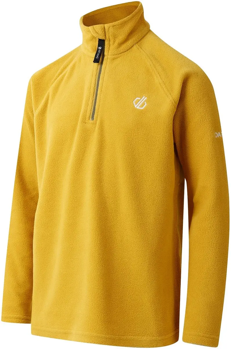 Dare 2b Freehand Kinderfleece Halve Rits - Geel - 164 - afbeelding 3 van 6