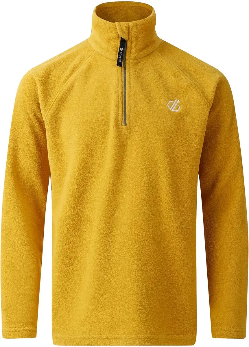 Dare 2b Freehand Kinderfleece Halve Rits - Geel - 164 - afbeelding 4 van 6
