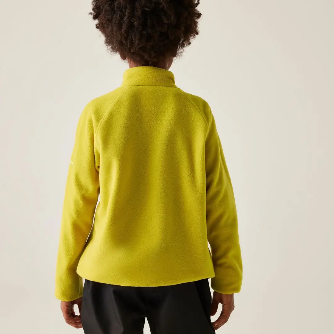 Dare 2b Freehand Kinderfleece Halve Rits - Geel - 164 - afbeelding 5 van 6