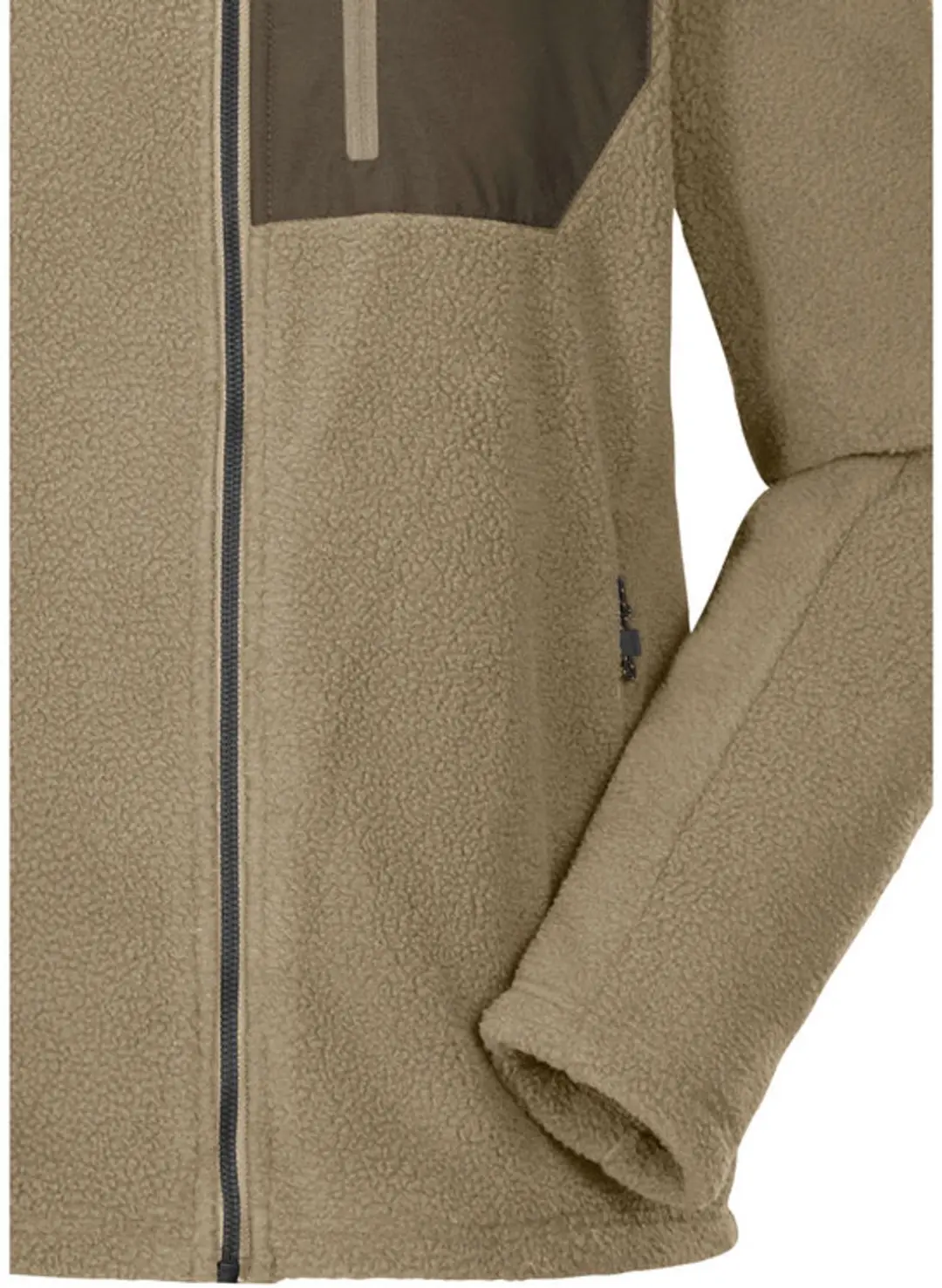 Killtec Sherpa Fleece Vest Heren - Taupe - afbeelding 4 van 5