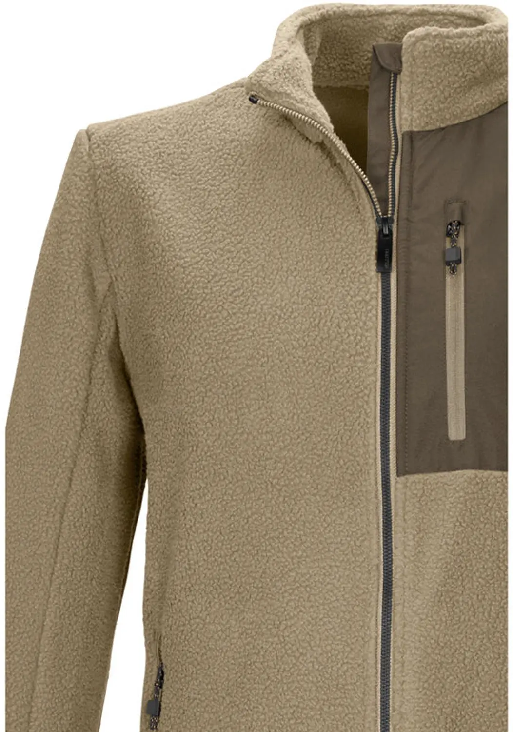 Killtec Sherpa Fleece Vest Heren - Taupe - afbeelding 5 van 5
