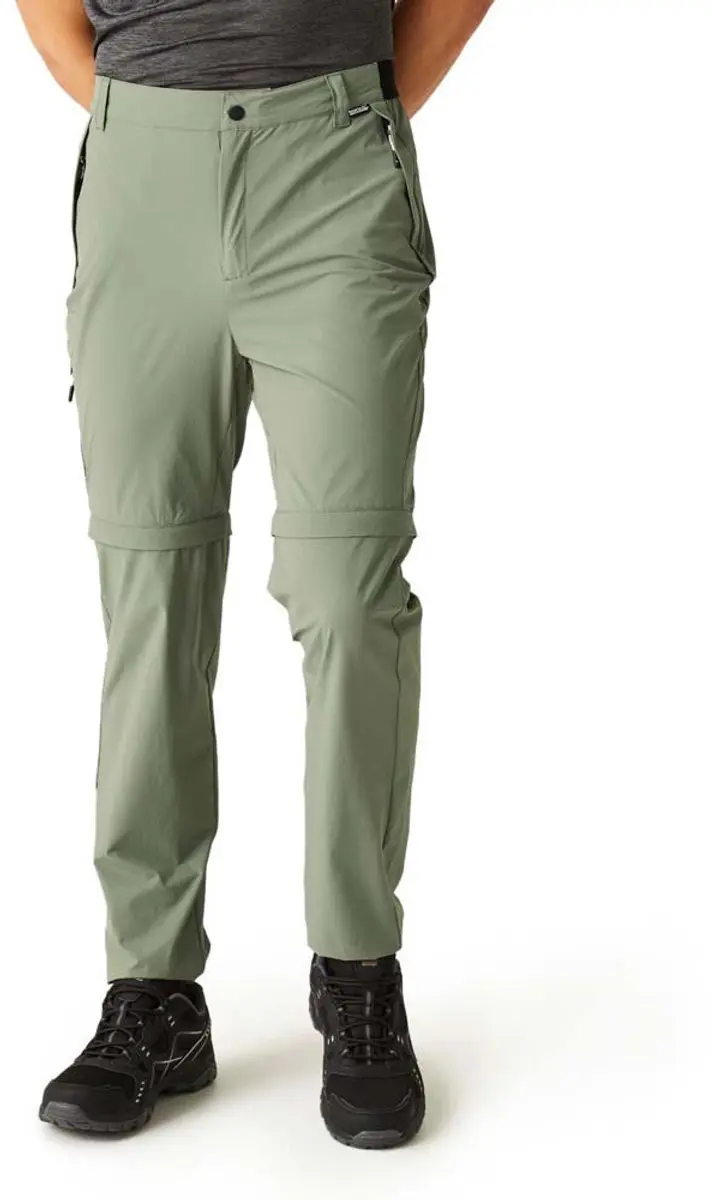 Regatta Travel Light Zip-off Broek Groen 40 / Regular Man