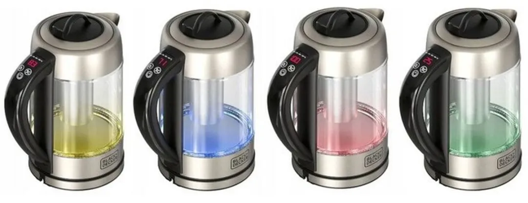 BLACK+DECKER BXKE2205E Waterkoker 2200W - 1,7L - Zwart