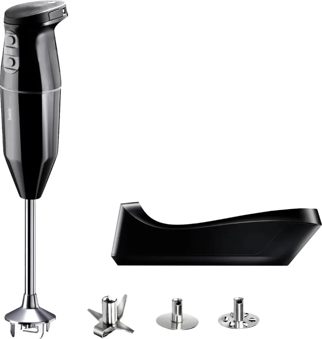 Bamix Draadloze Staafmixer 68W - 3 Snelheden - Zwart