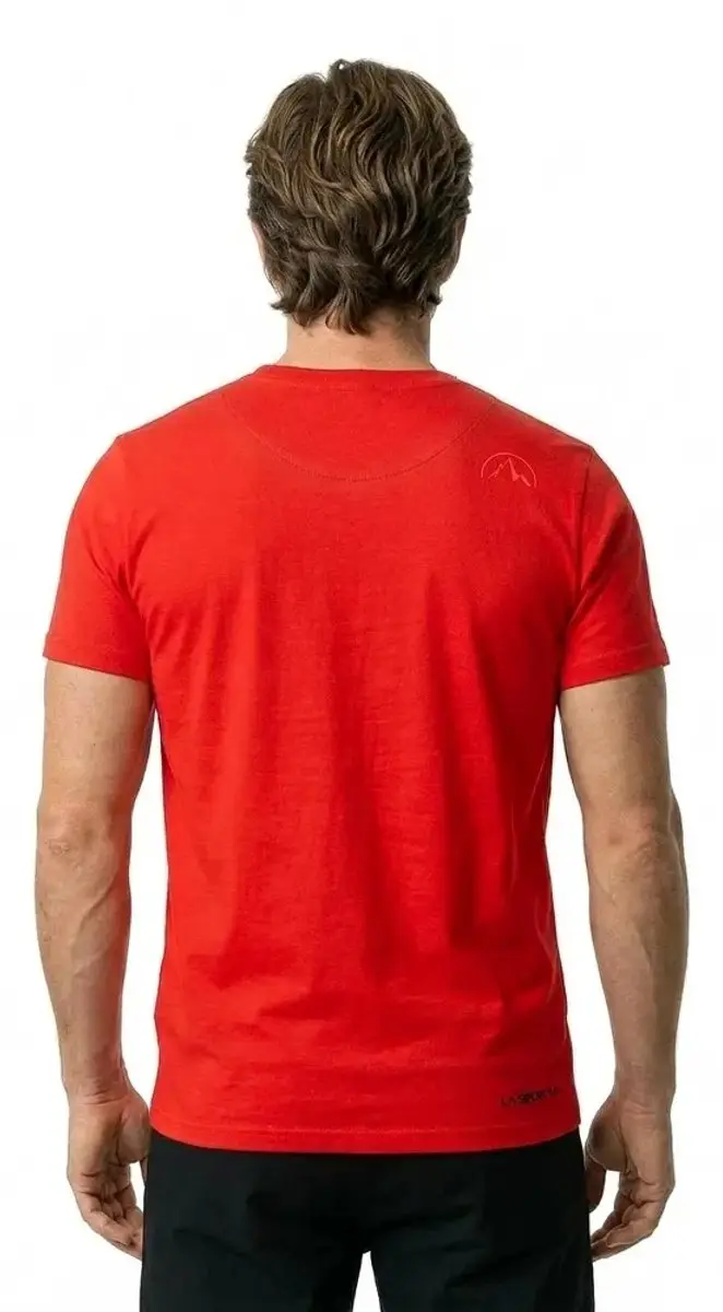 La Sportiva Solution T-shirt - Mountain Red - M - afbeelding 3 van 4