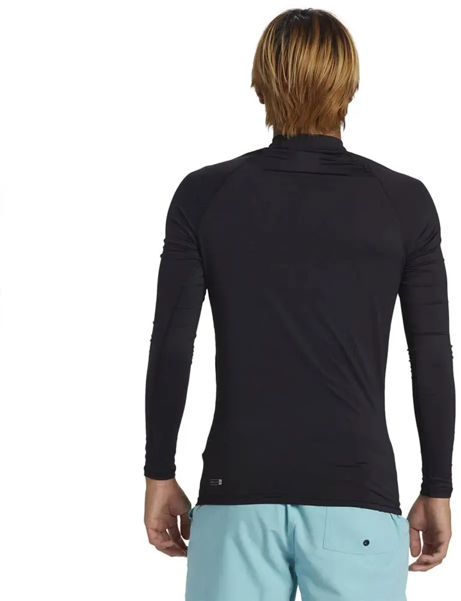 Quiksilver - UV-surf T-shirt voor heren - Everyday - Lange mouw - UPF50+ - Zwart - maat M - afbeelding 3 van 6