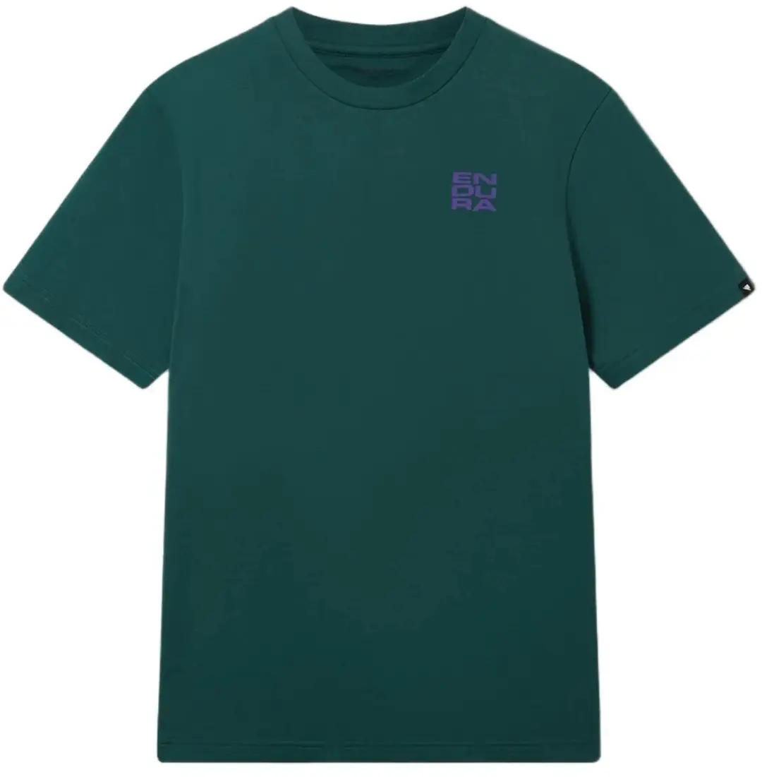 Endura Stacked Logo Graphic T-shirt Met Korte Mouwen Groen M