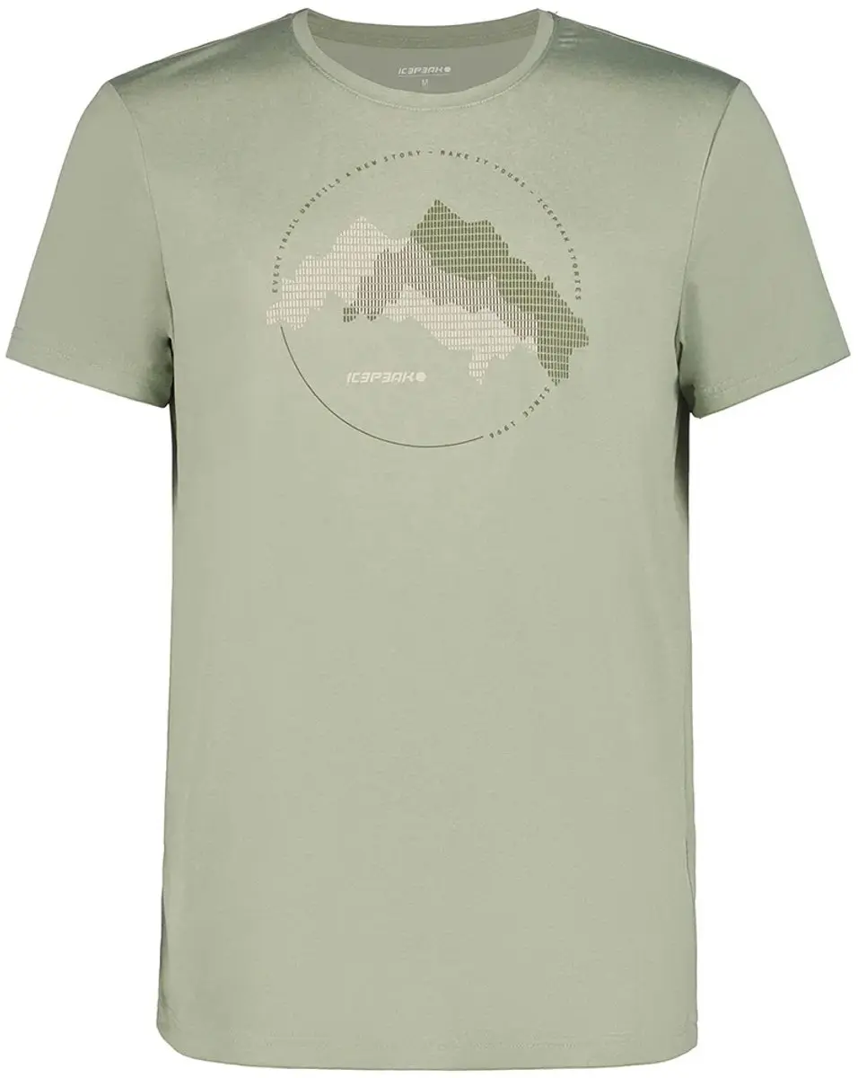 Icepeak Bearden T-shirt Met Korte Mouwen Groen M Man