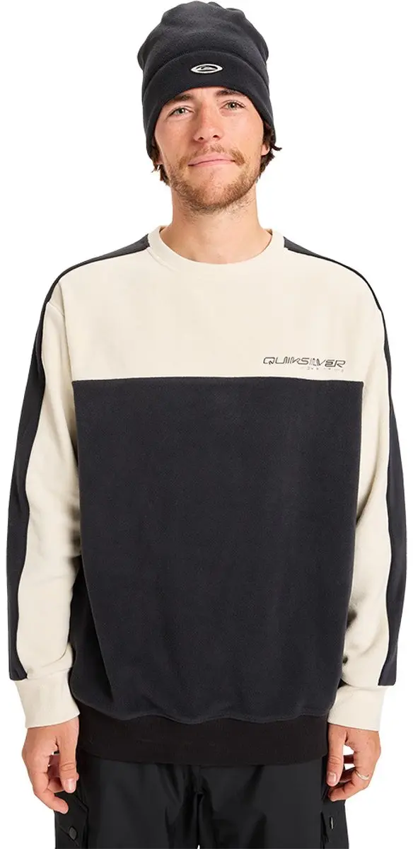 Quiksilver High Altitude Fleece Met Kap Zwart XL Man
