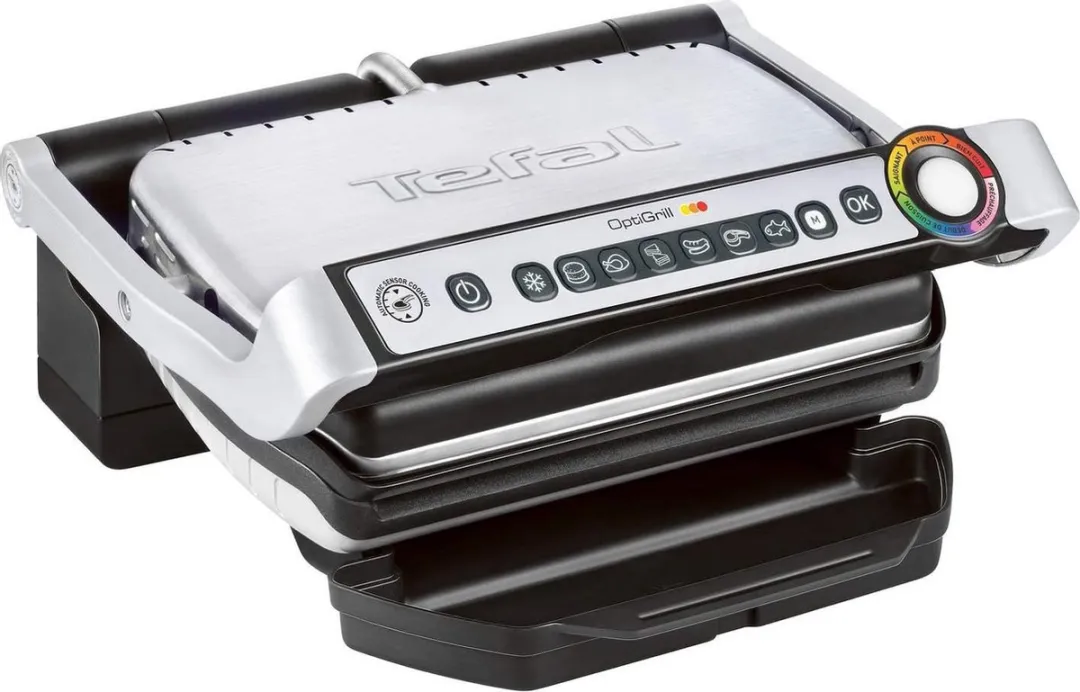 Tefal Optigrill GC705D Contactgrill 2000W - Zwart/Grijs