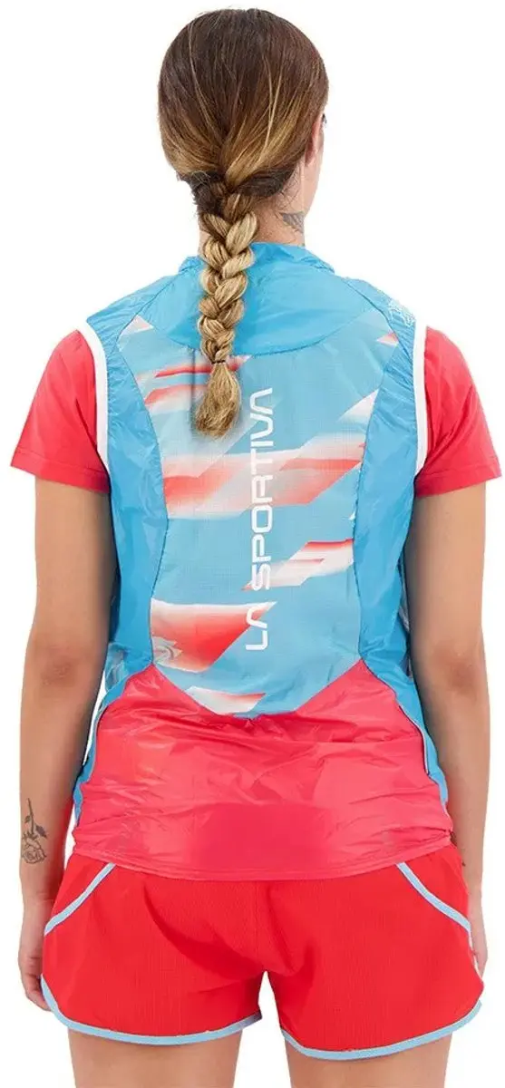 La Sportiva Briza Windbreaker Vest - Hibiscus/Malibu Blue - afbeelding 3 van 6