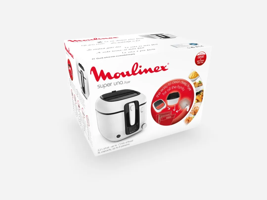 Moulinex Super Uno AM314010 Friteuse 2.2L - Wit